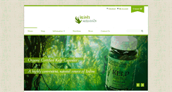 Desktop Screenshot of irishseaweeds.com