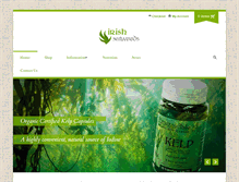 Tablet Screenshot of irishseaweeds.com